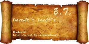 Bernát Teréz névjegykártya